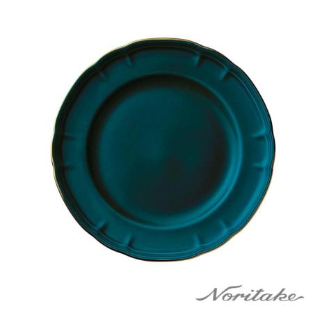 【日本 Noritake】普羅旺斯風情點心盤21CM-青杉藍(可微波)✿70F001